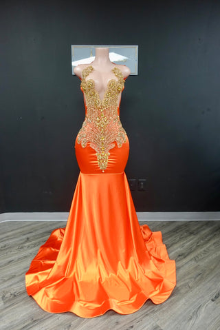 The Prom Night Gown (Orange)