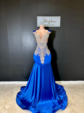 The Prom night Prom Gown (BLUE)