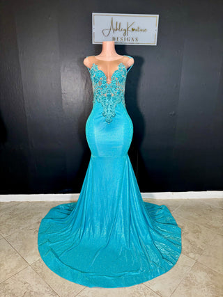 Aqua Gown