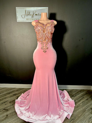 The Pink Swan Gown (Ready To Ship)